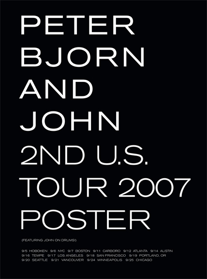 PBJ Tour Poster