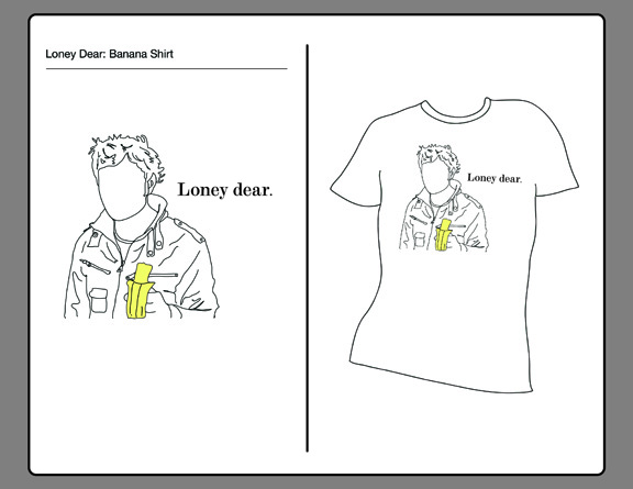 Loney Dear T-Shirt Design